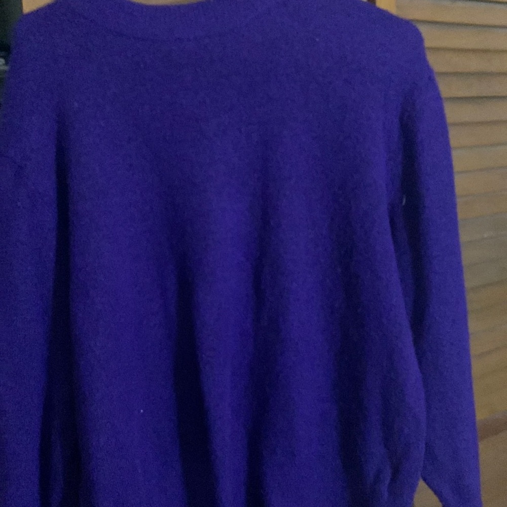 Fluffy Purple Sweater